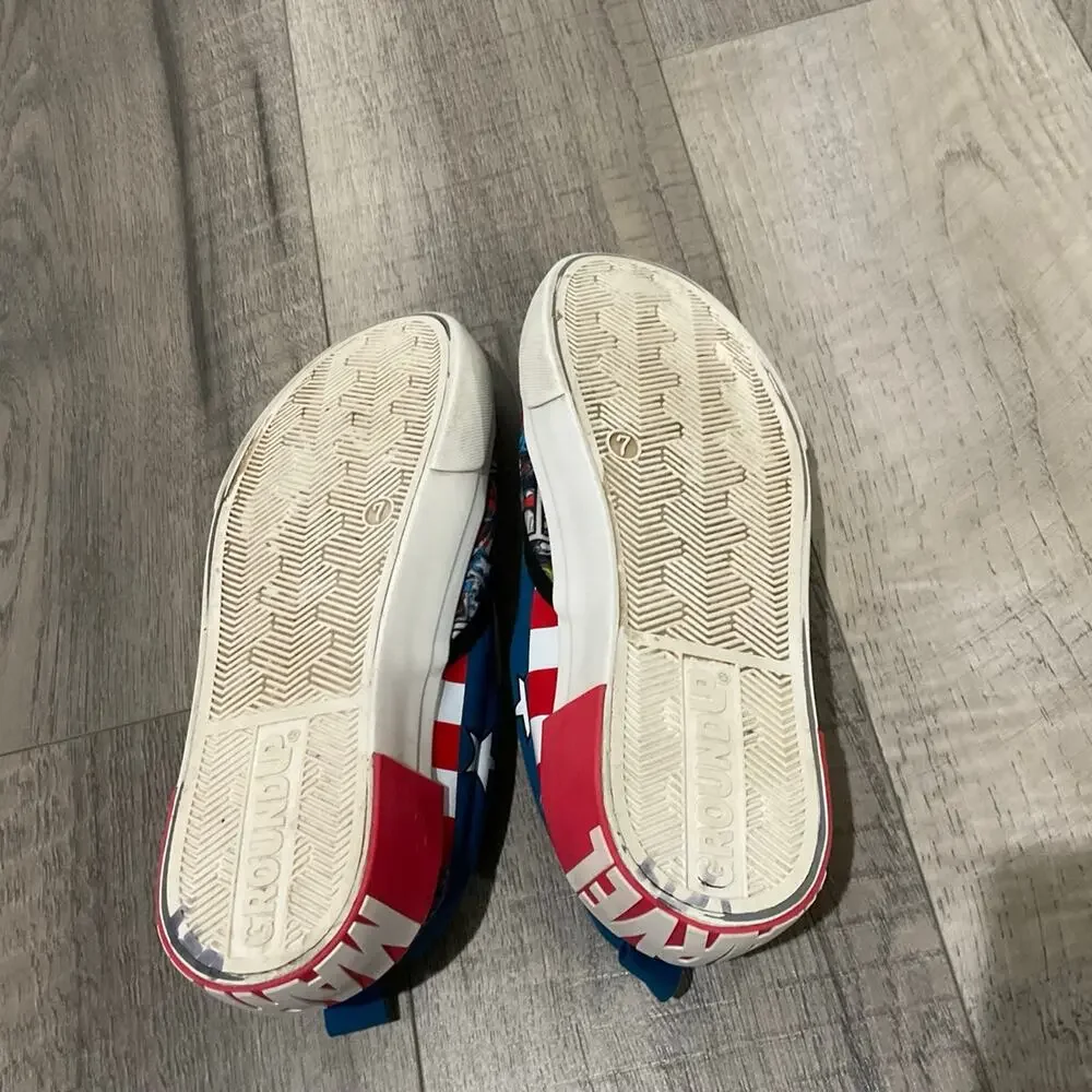 Marvel super hero ground up slip one men’s size 7 hulk captain‎ America